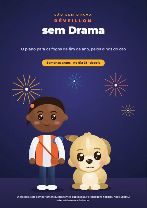 Capa do guia Réveillon sem Drama